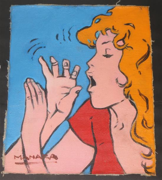 Manara The Invisible Flute 28 x 22cm